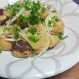 新玉ねぎとおろしの鶏つくね