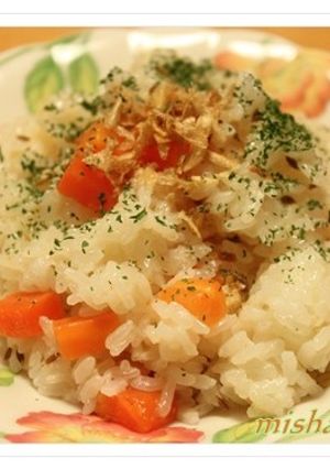 バターが香る♪ にんじんクミンライス-レシピのメイン写真