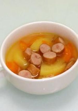 ウインナーがおいしい♪ポトフ風スープ-レシピのメイン写真