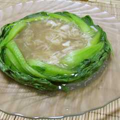 รูปของ チンゲン菜のホタテあんかけ