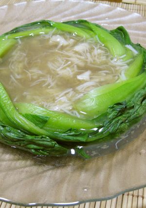 チンゲン菜のホタテあんかけ-レシピのメイン写真