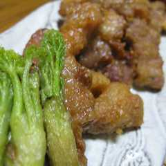 รูปของ タラの芽と豚肉の竜田揚げ
