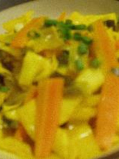 キャベツのお酢炒め煮カレー味-レシピのメイン写真