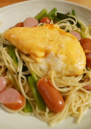 フライパンひとつで☆ポパイのパスタ-レシピのメイン写真