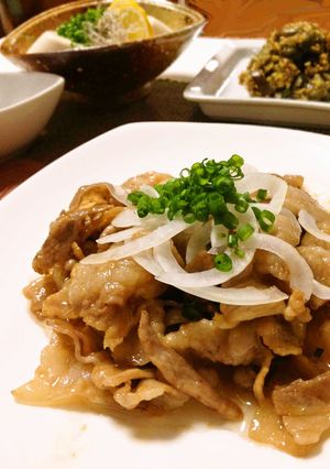 簡単！美味しい〜豚バラだけで生姜焼き♡-レシピのメイン写真