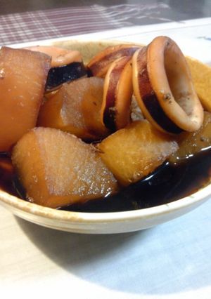 先輩に教わった☆いかと大根の煮物-レシピのメイン写真