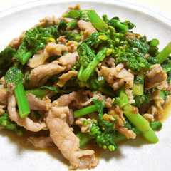 รูปของ 春✿　菜の花と豚肉のオイスター炒め