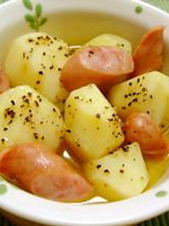 じゃがいもとウィンナーの蒸し焼き-レシピのメイン写真