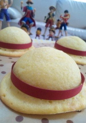 ルフィーの麦わら帽子のパン-レシピのメイン写真