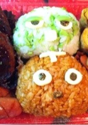 美容師彼ごはん★ガチャピン＆ムック-レシピのメイン写真