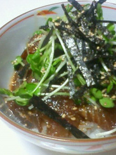 簡単☆韓国風マグロのづけ丼-レシピのメイン写真