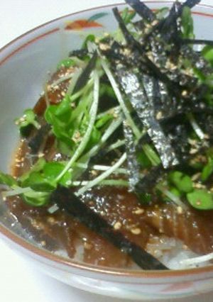 簡単☆韓国風マグロのづけ丼-レシピのメイン写真