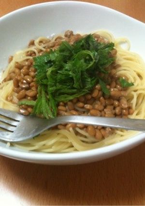 超簡単！シンプル納豆パスタ-レシピのメイン写真