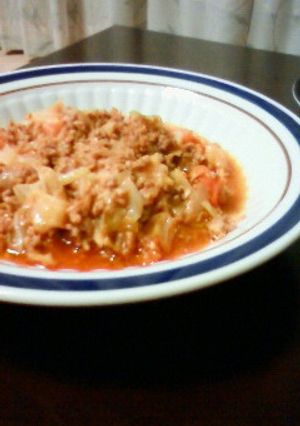 ♬トマトとひき肉のケチャップ炒め煮♬-レシピのメイン写真