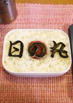 びっくり！日の丸弁当（キャラ弁？）-レシピのメイン写真