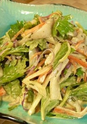 イカと香味野菜のマヨネーズサラダ-レシピのメイン写真