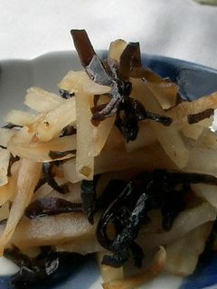 大根の漬け物の塩昆布和え-レシピのメイン写真