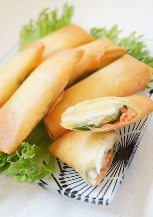 明太子ご飯のチーズ春巻き-レシピのメイン写真