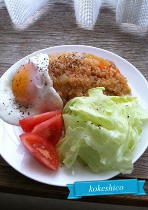 残り野菜で！簡単ナシゴレン風-レシピのメイン写真