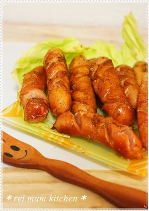 ✿お弁当♪ご飯も進む♡カレマヨウインナ✿-レシピのメイン写真