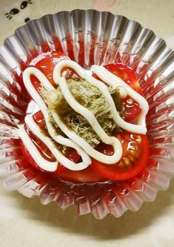 即席１品☆トマトととろろ昆布-レシピのメイン写真