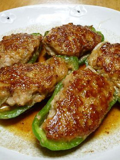ピーマンの肉詰め★照り焼き味-レシピのメイン写真