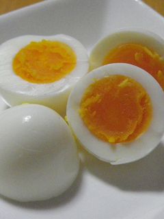 限られた食材で工夫、ゆで卵!節約!-レシピのメイン写真