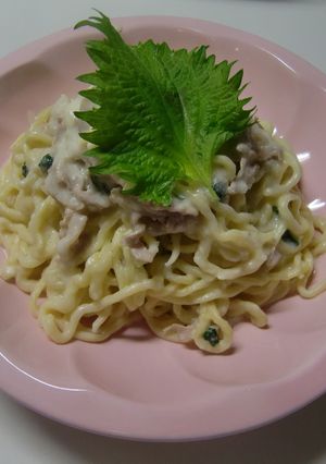 豚しゃぶクリームパスタ-レシピのメイン写真