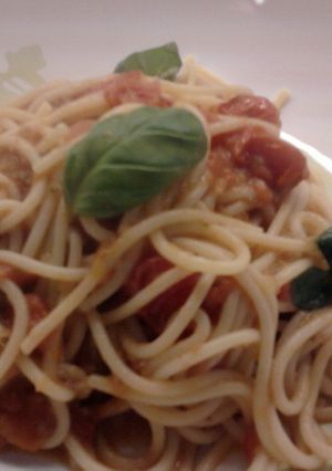 プチトマトの簡単・めちゃ美味パスタ！-レシピのメイン写真