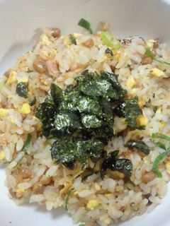 納豆チャーハン。-レシピのメイン写真