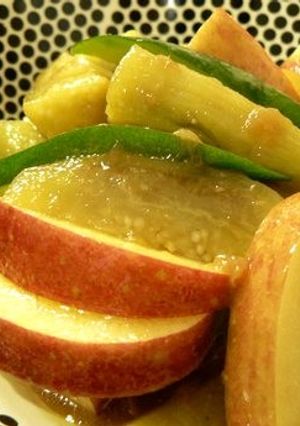 なすびときゅうりとリンゴの梅風味マリネ-レシピのメイン写真