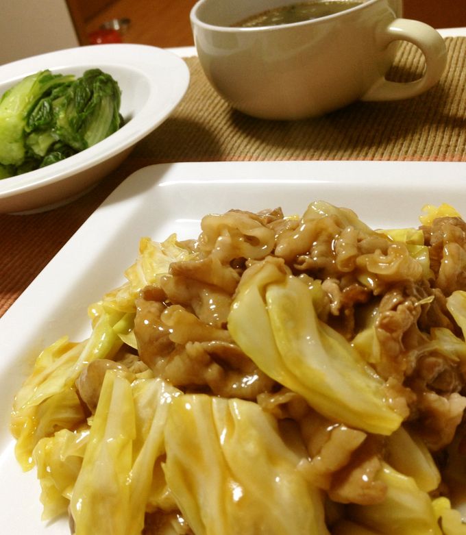 ご飯がススム☆豚とキャベツの簡単中華炒め-レシピのメイン写真