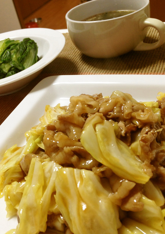 ご飯がススム☆豚とキャベツの簡単中華炒め-レシピのメイン写真