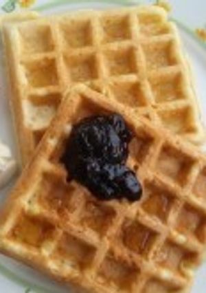 イーストで発酵させたワッフル-レシピのメイン写真