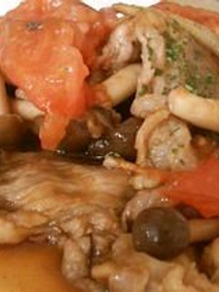 トマトの酸味と豚がマッチ☆ポークソテー-レシピのメイン写真