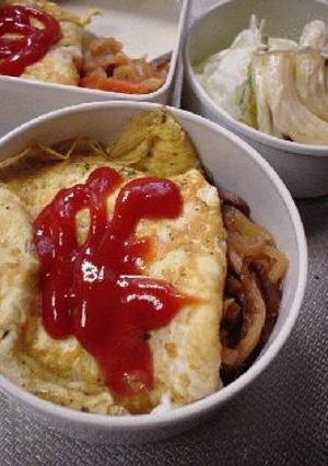 お弁当のおかずに『卵のせのせオムレツ』-レシピのメイン写真
