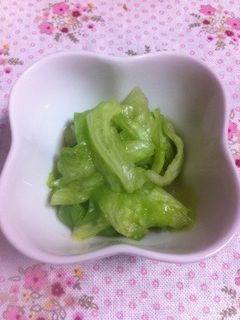 付け出しに。レタスのおひたし☆-レシピのメイン写真