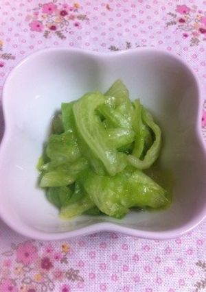 付け出しに。レタスのおひたし☆-レシピのメイン写真