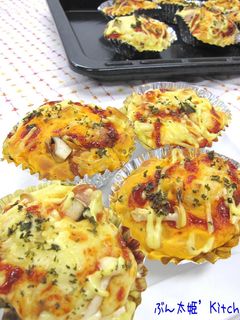 ホットケーキミックスで簡単きのこパン-レシピのメイン写真
