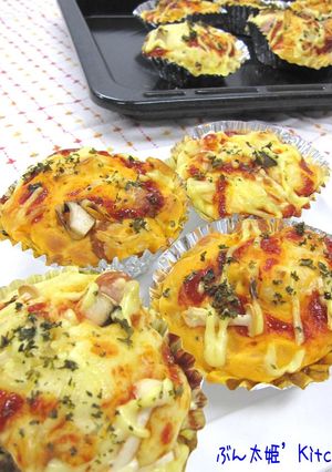 ホットケーキミックスで簡単きのこパン-レシピのメイン写真