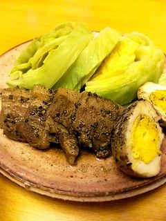 豚バラみそ煮 ゆで卵入り-レシピのメイン写真