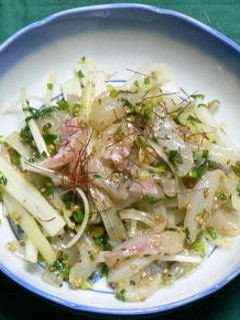 鯛とセロリの中華風ピリ辛ごま和え-レシピのメイン写真