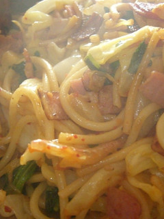 オモニ★パスタ残りでリメイクキムチ焼そば-レシピのメイン写真
