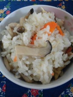 簡単!!和風炊き込みご飯-レシピのメイン写真