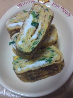 お弁当に☆にらの卵焼き-レシピのメイン写真
