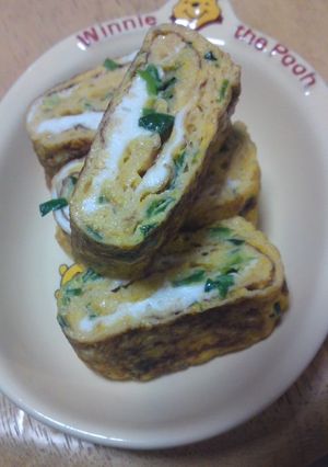 お弁当に☆にらの卵焼き-レシピのメイン写真