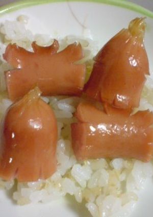 ウインナー飾り切り＊1本でイカタコカニ２-レシピのメイン写真