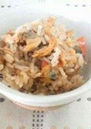 なめ茸で炊き込みご飯-レシピのメイン写真