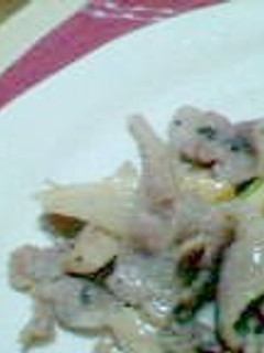 みんな大好き☆豚筍大葉味-レシピのメイン写真