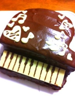 特別な日に！グランドピアノケーキ-レシピのメイン写真